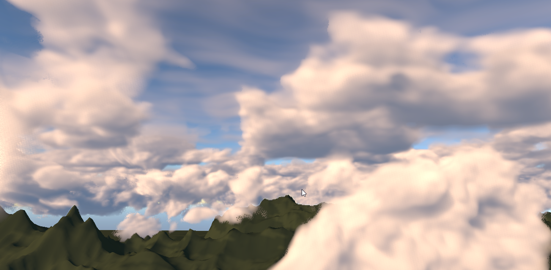 Current looks of the clouds I am working